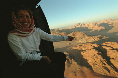Portrait de la princesse Haya de Jordanie, avril 2004