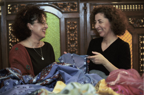 Portraits of Fatina and Abla Asfour, Jordanian fashion designers