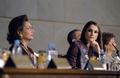 Queen Rania of Jordan, November 2002