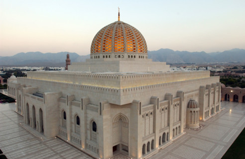 La Grande Mosquée du sultan Qabous, janvier 2003