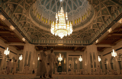 La Grande Mosquée du sultan Qabous, janvier 2003