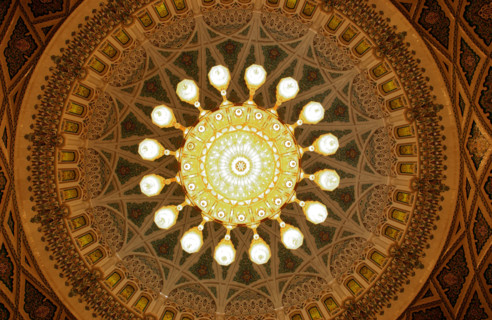La Grande Mosquée du sultan Qabous, janvier 2003