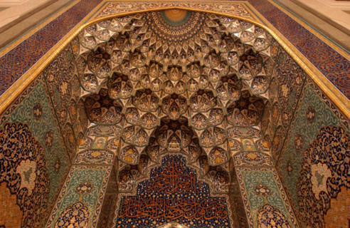 La Grande Mosquée du sultan Qabous, janvier 2003