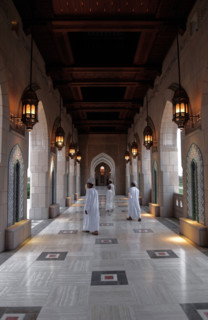 La Grande Mosquée du sultan Qabous, janvier 2003