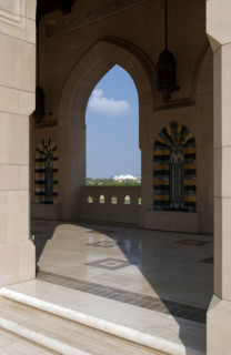 La Grande Mosquée du sultan Qabous, janvier 2003
