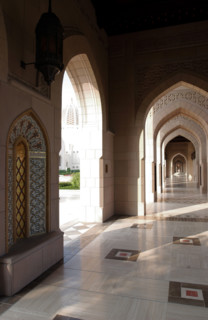 La Grande Mosquée du sultan Qabous, janvier 2003