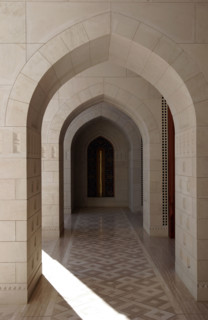 La Grande Mosquée du sultan Qabous, janvier 2003