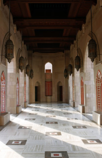 La Grande Mosquée du sultan Qabous, janvier 2003