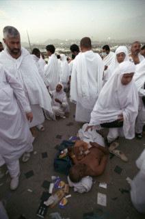 Pèlerins sur le Mont Arafat, février 2003