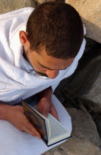 Pèlerin sur le Mont Arafat, février 2003