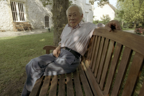 Portrait de Zao Wou-Ki, septembre 2003