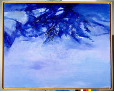 Une oeuvre de Zao Wou-Ki, septembre 2003