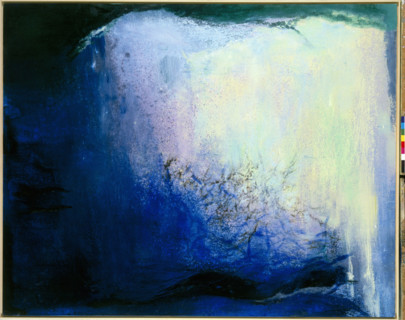 Une oeuvre de Zao Wou-Ki, septembre 2003