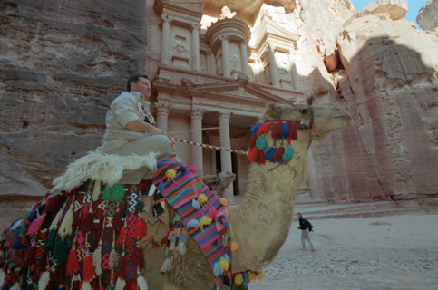 Le Roi Abdallah II de Jordanie, avril 2001