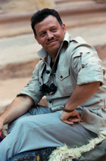 Le Roi Abdallah II de Jordanie, avril 2001