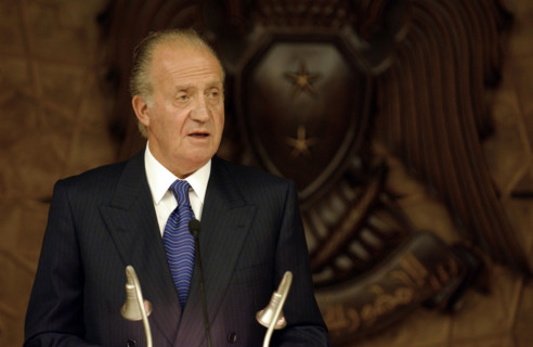 Juan Carlos et sa femme en visite officielle en Syrie, octobre 2003