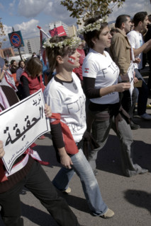 Rassemblements une semaine après l'assassinat de Rafiq Hariri, février 2005