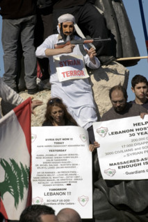 Rassemblements une semaine après l'assassinat de Rafiq Hariri, février 2005