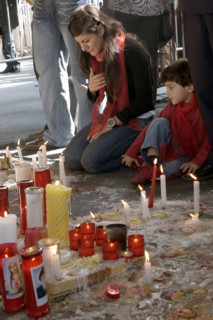 Rassemblements une semaine après l'assassinat de Rafiq Hariri, février 2005