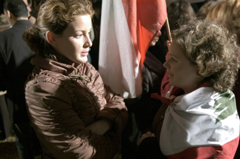 Rassemblements une semaine après l'assassinat de Rafiq Hariri, février 2005