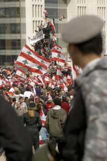 Lebanon celebrates collapse of Karami goverment