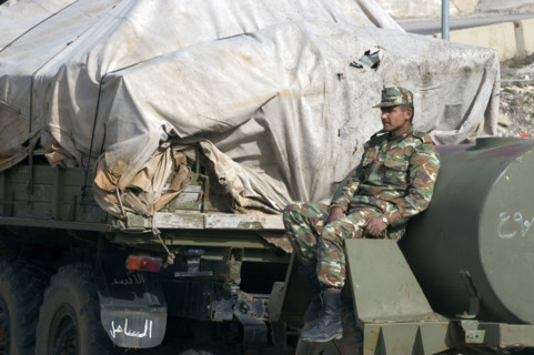 L'armée syrienne au Liban, mars 2005