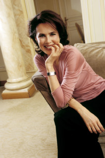 Dayle Haddon at the Plaza Athénée of Paris