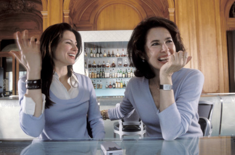 Dayle Haddon and her daughter Ryan in Paris