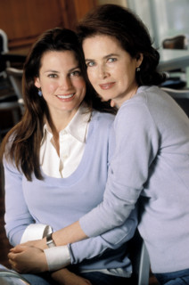 Dayle Haddon and her daughter Ryan in Paris