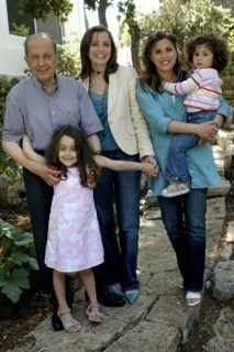 Le général Michel Aoun chez lui au Liban, mai 2005