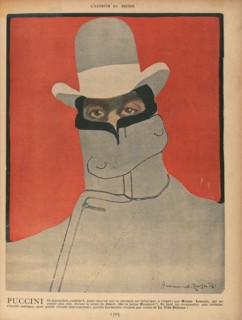 Caricature of Giacomo Puccini