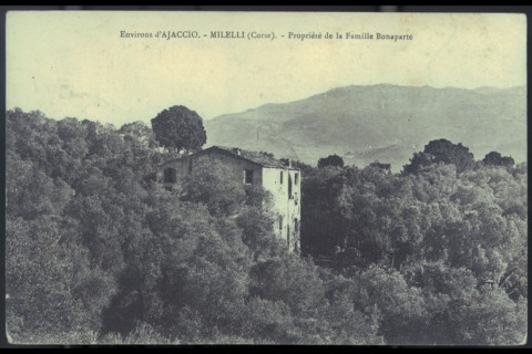 Milelli (environs d'Ajaccio). Propriété de la famille Bonaparte.