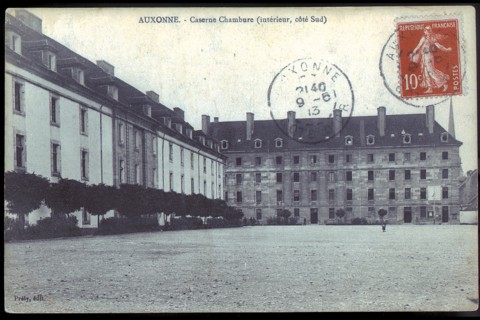 Chambure barracks. Auxonne.