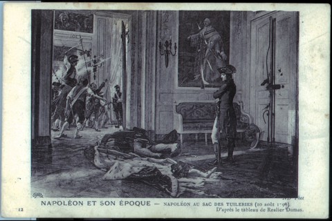 Napoléon au sac des Tuileries.