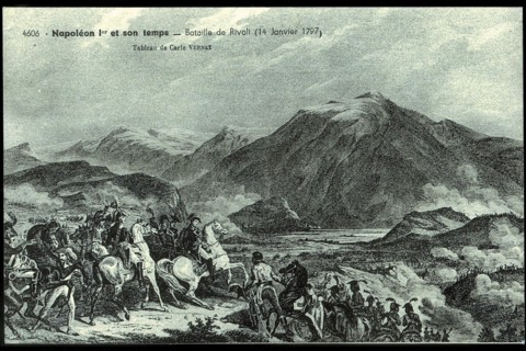 Napoleon Bonaparte.
Battle of Rivoli.