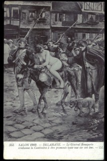 Napoléon Bonaparte condamne la Cantinière.