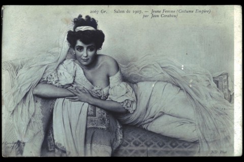 Young Lady in an Empire Suit.