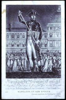Napoléon Bonaparte remettant l'épée dans le fourreau après la paix générale.