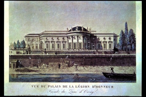 Vue du palais de la légion d'honneur.