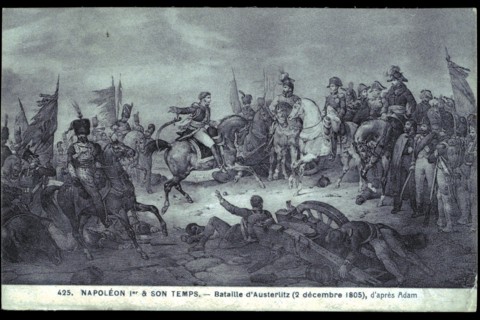 Napoléon 1er. 
Bataille d'Austerlitz.