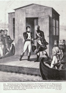The Treaty of Tilsit: Napoleon I and Alexander I of Russia
25th June 1807