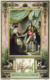 Napoléon 1er, Marie-Louise et leur fils Napoléon-François-Charles-Joseph : naissance du roi de Rome.
1811