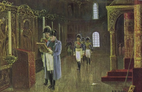 Napoleon I: Russian campaign 
Occupation of Moscow 
1812