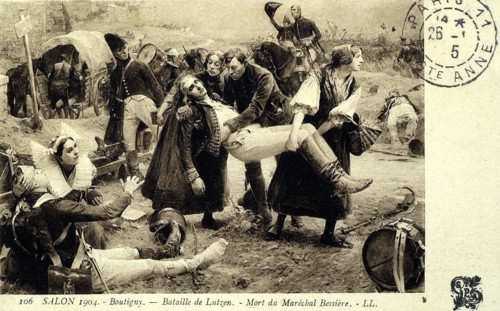 Saxony Campaign: Battle of Lützen.
The Death of Marshal Bessière.
1813