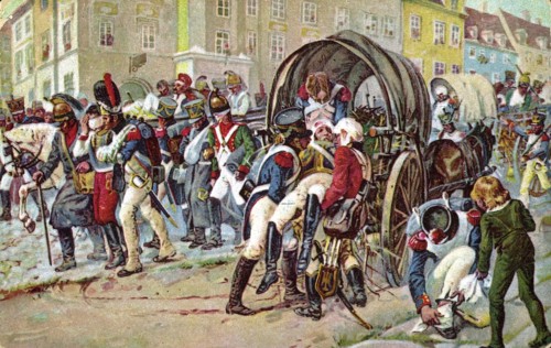 Bataille de Leipzig.
Campagne de Saxe.
16-18 octobre 1813