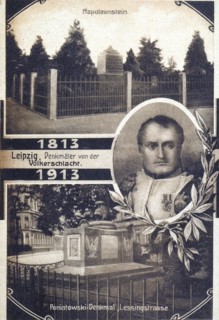 Monument commémoratif : bataille de Leipzig.
Campagne de Saxe.
16-18 octobre 1813