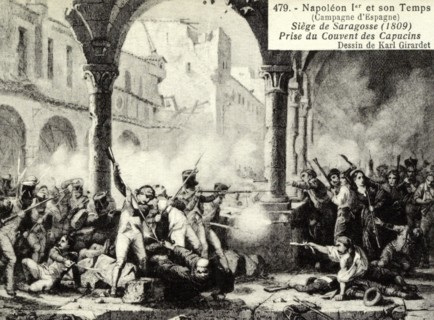 Peninsular Campaign: seige of Zaragoza.
1809