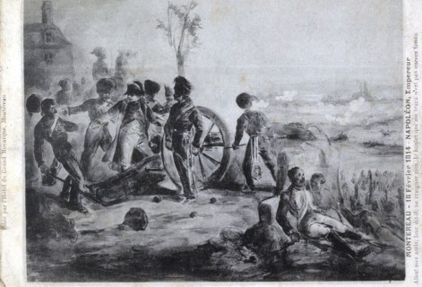 Napoléon 1er donnant des ordres à la bataille de Montereau