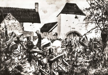 The Battle of Waterloo.