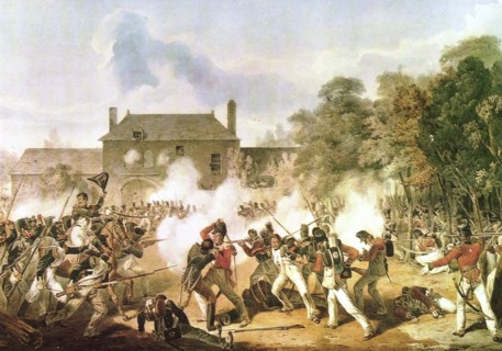 The Battle of Waterloo.